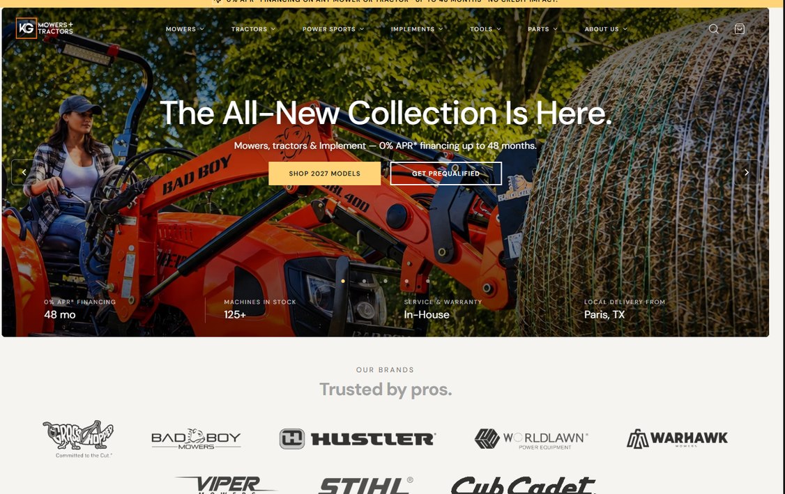 K and G Mowers – kgmowers.com