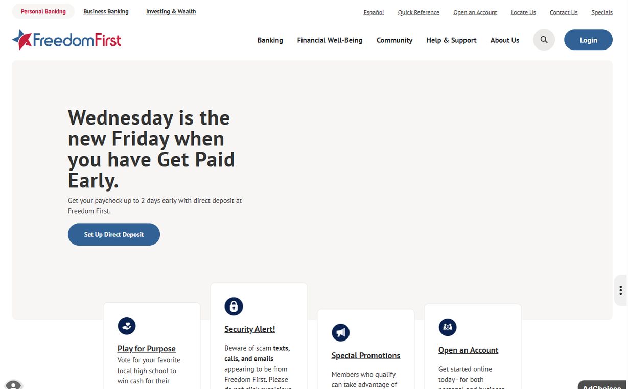 Freedom First Credit Union – freedomfirst.com