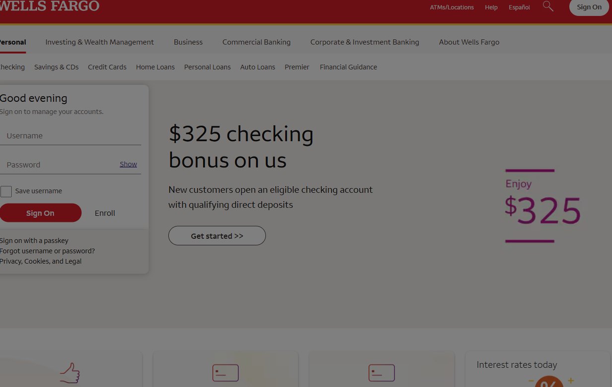 Wells Fargo – wellsfargo.com
