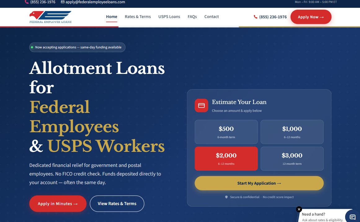 Federal Employee Loans – federalemployeeloans.com