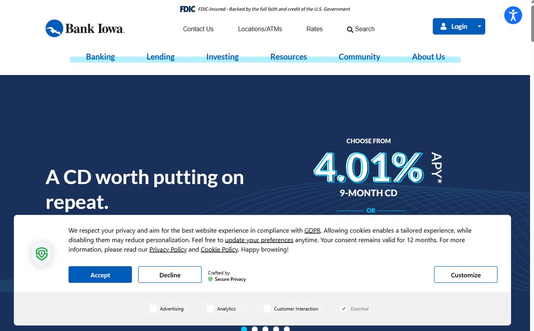 Bank Iowa – bankiowa.bank